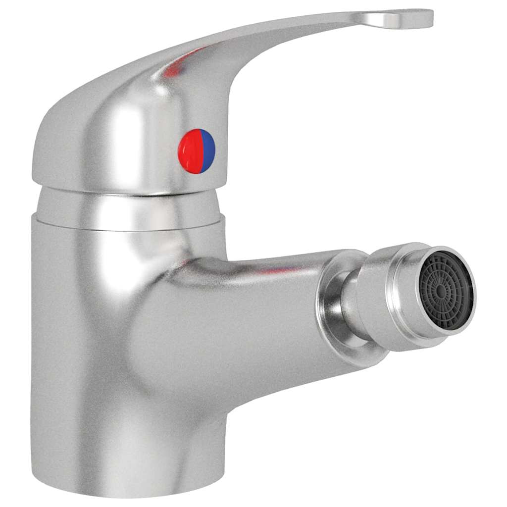 149087 vidaXL Bathroom Bidet Mixer Tap Silver 13x12 cm