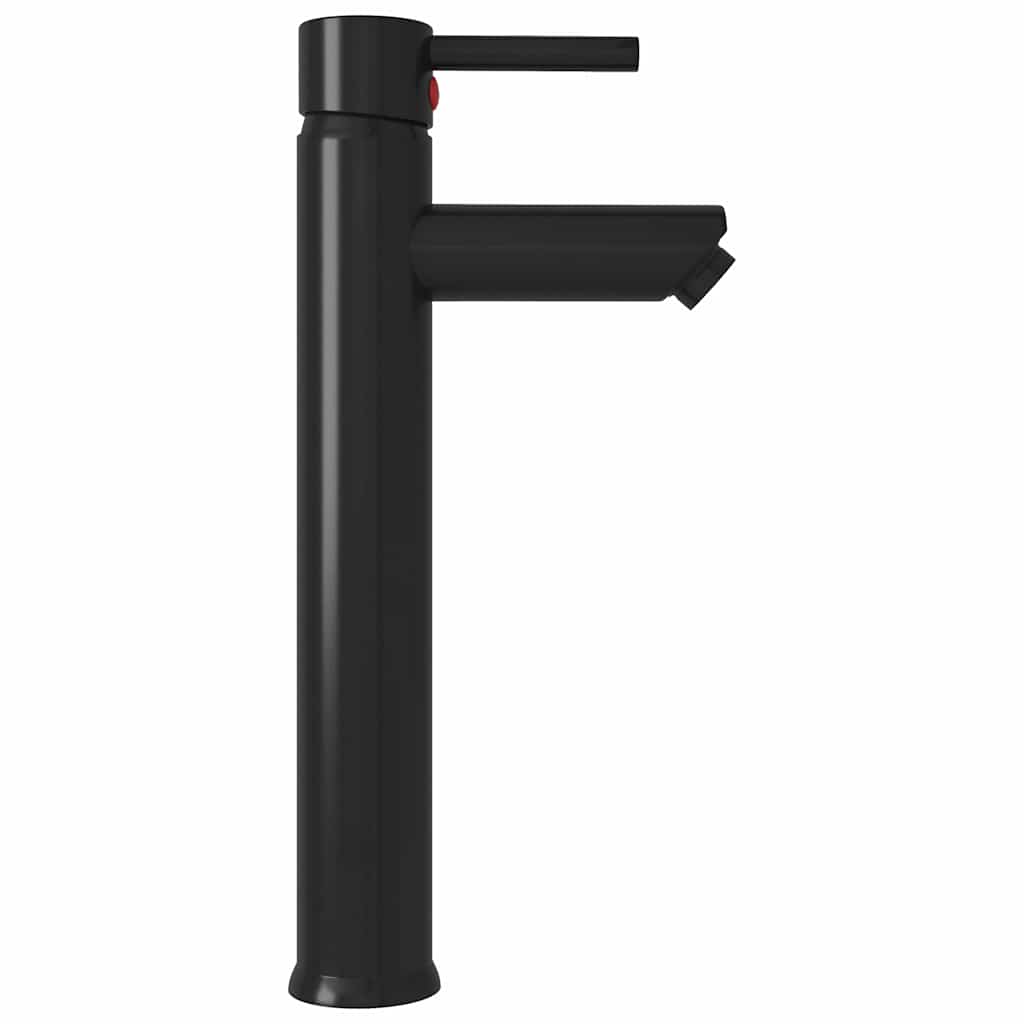 149088 vidaXL Bathroom Mixer Tap Black 12x30 cm