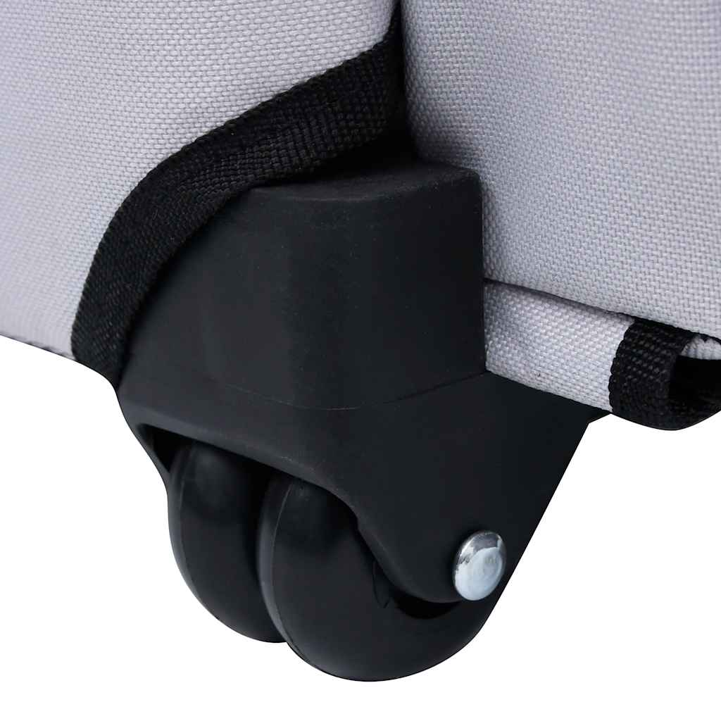 vidaXL Foldable Multipurpose Pet Trolley Grey