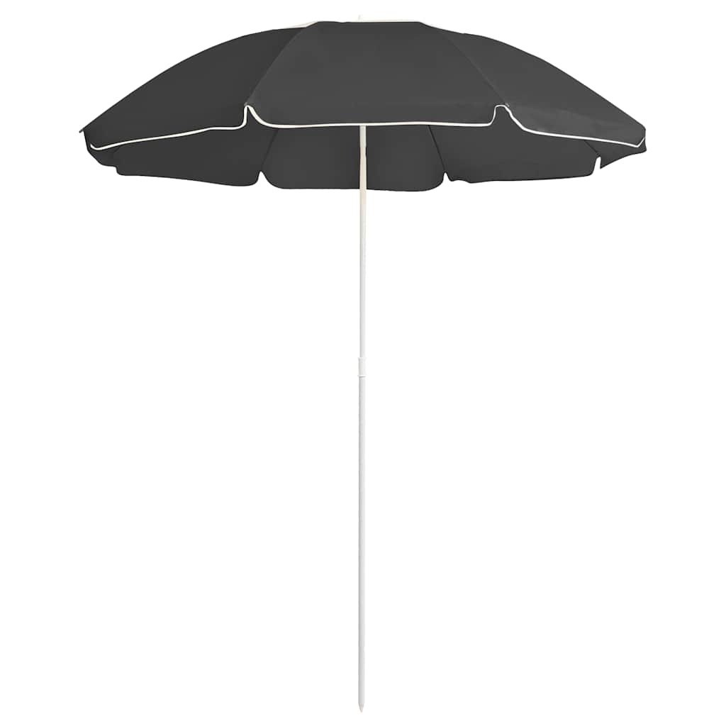 Garden Parasol | Anthracite | 100% polyester, steel | 180 cm arc length