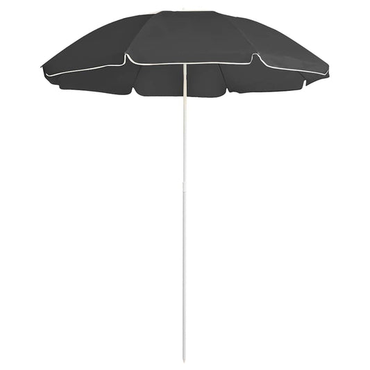 Garden Parasol | Anthracite | 100% polyester, steel | 180 cm arc length