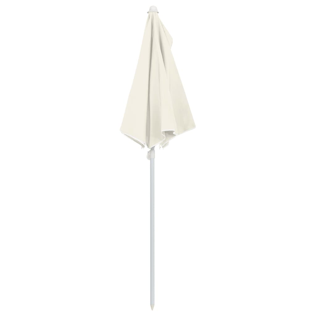 Garden Parasol | Sand | Polyester fabric, Steel | Medium | Collapsible