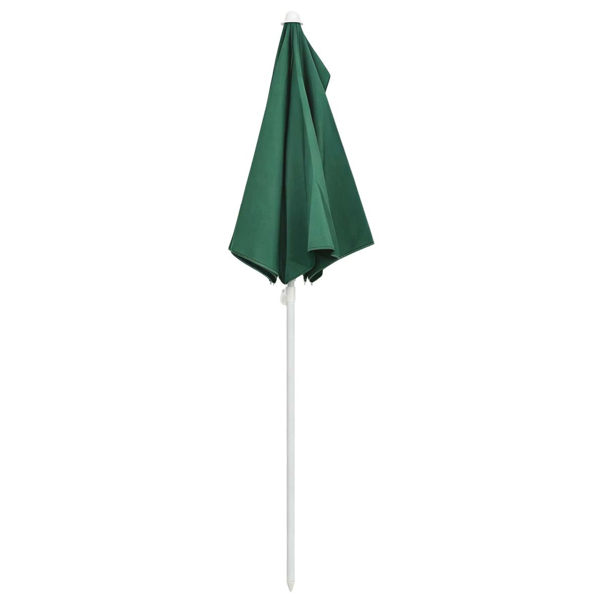 315560 vidaXL Garden Half Parasol with Pole 180x90 cm Green
