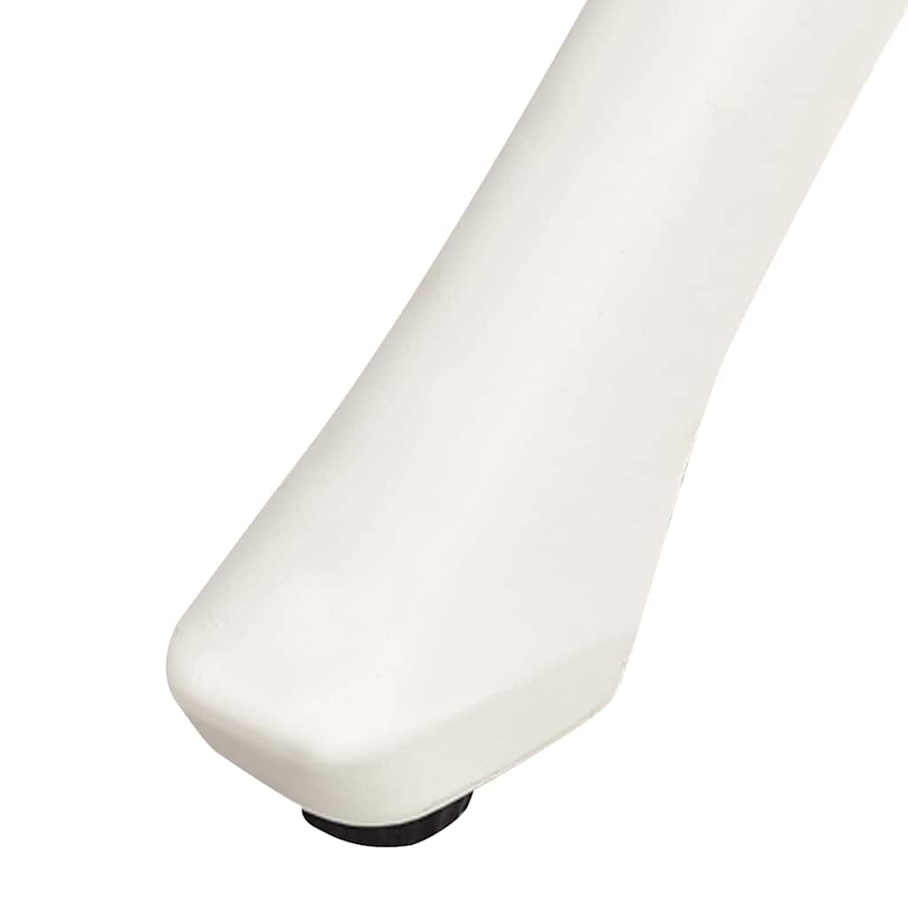 315587 vidaXL Garden Table White 90x90x74 cm Cast Aluminium