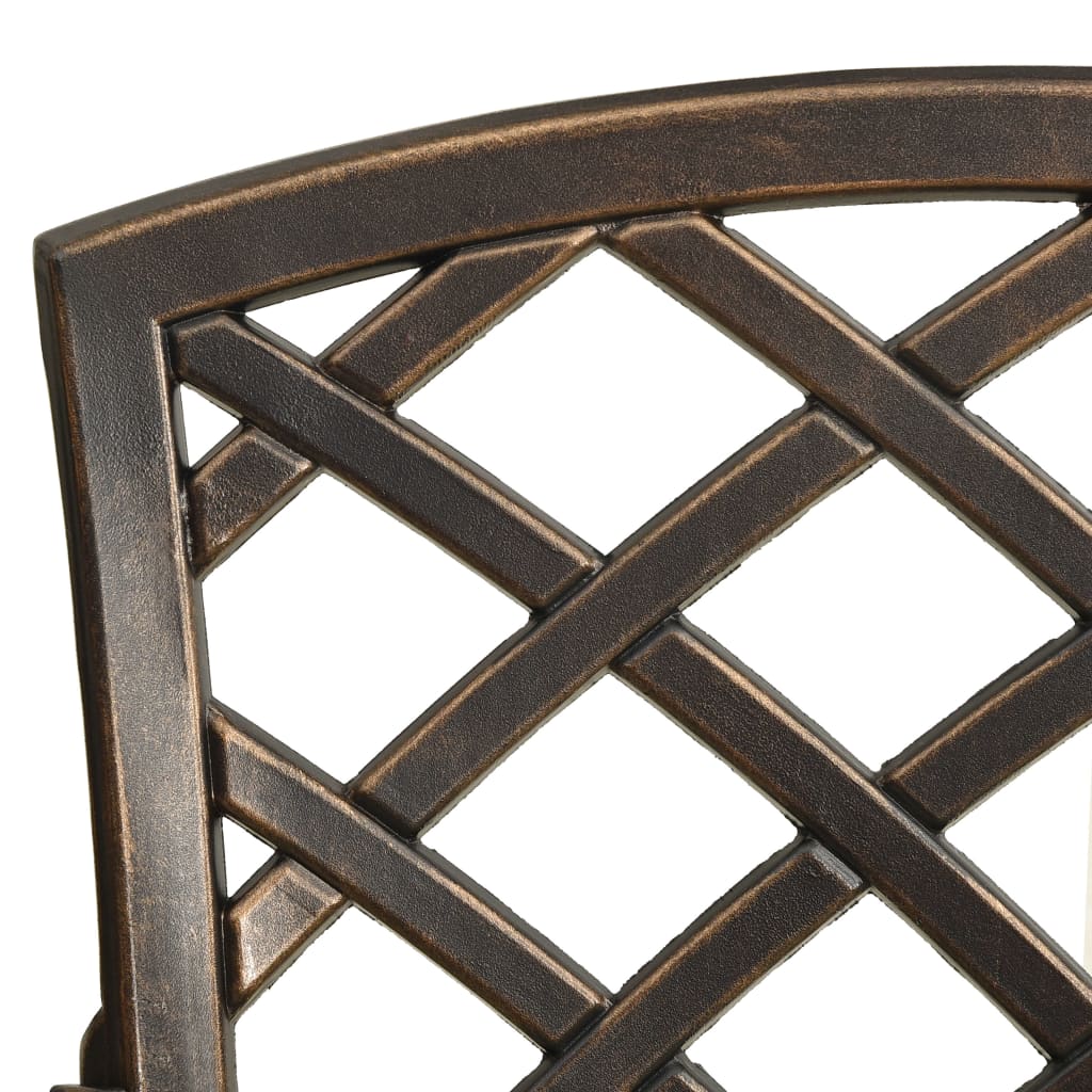 Bistro Set | Bronze | Cast aluminium | Medium | Durable | Bistro Set