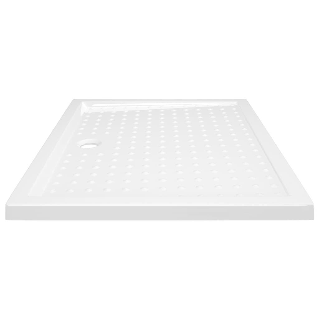 vidaXL Shower Base Tray with Dots White 80x100x4 cm ABS