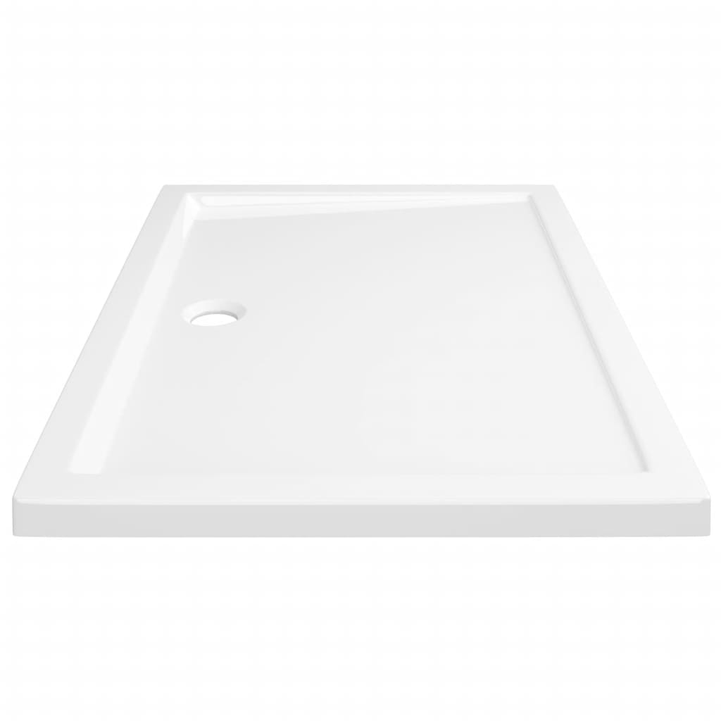 vidaXL Rectangular ABS Shower Base Tray White 70x100 cm