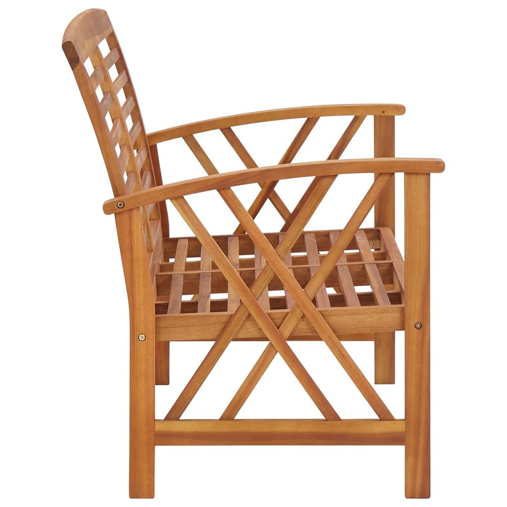 Garden Lounge Set | Natural Wood | Solid Acacia Wood | Medium | Durable