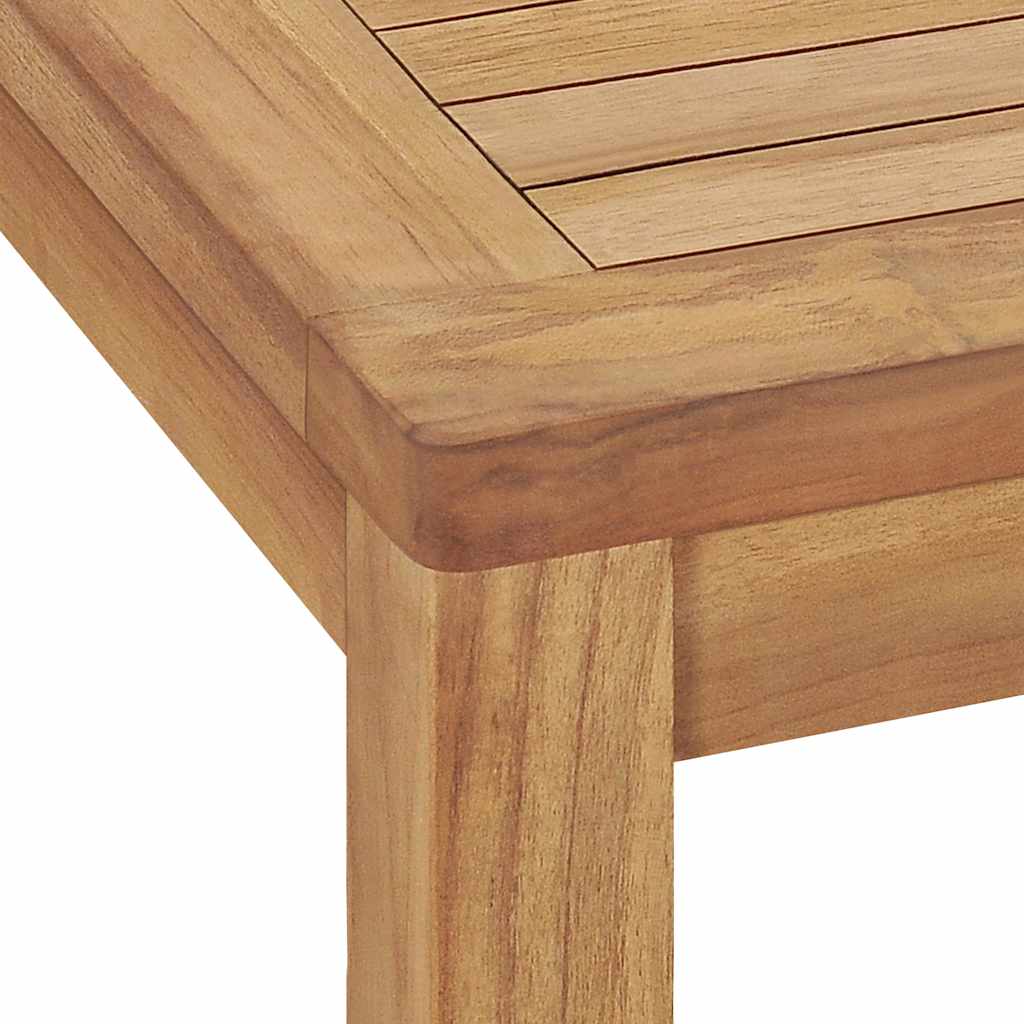 315619 vidaXL Garden Dining Table 140x80x77 cm Solid Teak Wood