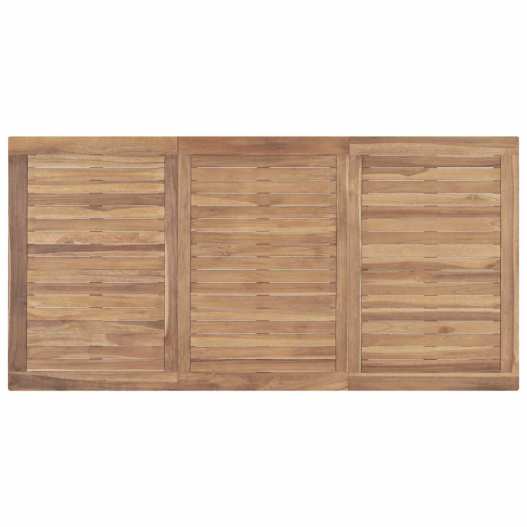 315620 vidaXL Garden Dining Table 160x80x77 cm Solid Teak Wood