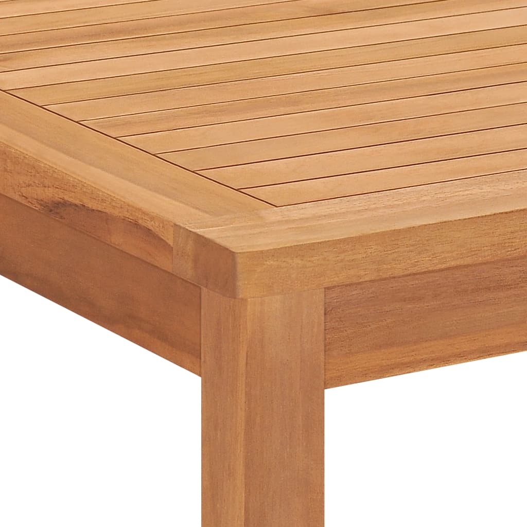 vidaXL Garden Dining Table 160x80x77 cm Solid Teak Wood