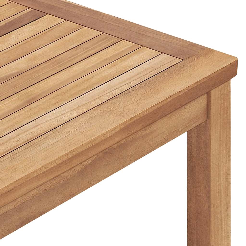 315620 vidaXL Garden Dining Table 160x80x77 cm Solid Teak Wood
