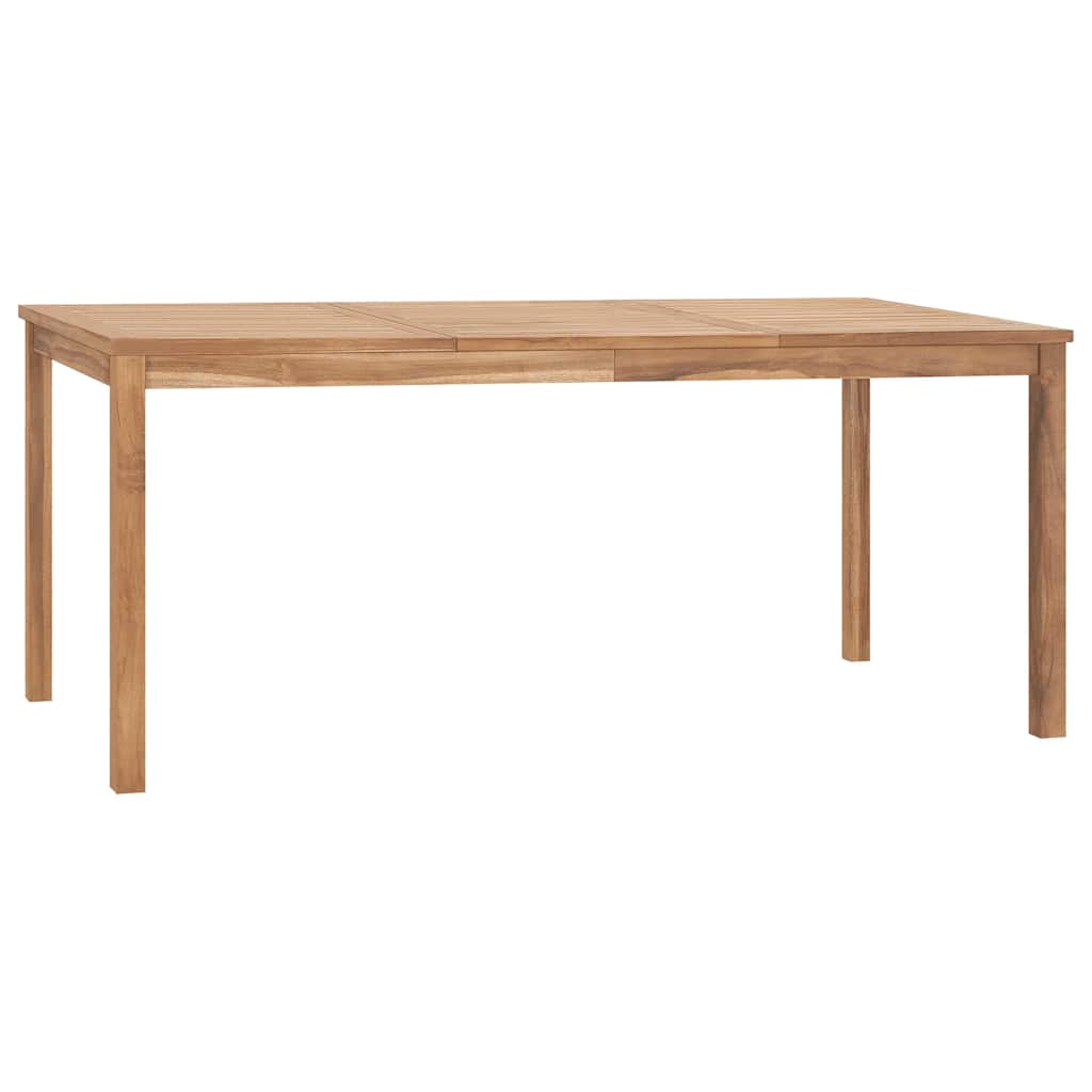 315621 vidaXL Garden Dining Table 180x90x77 cm Solid Teak Wood