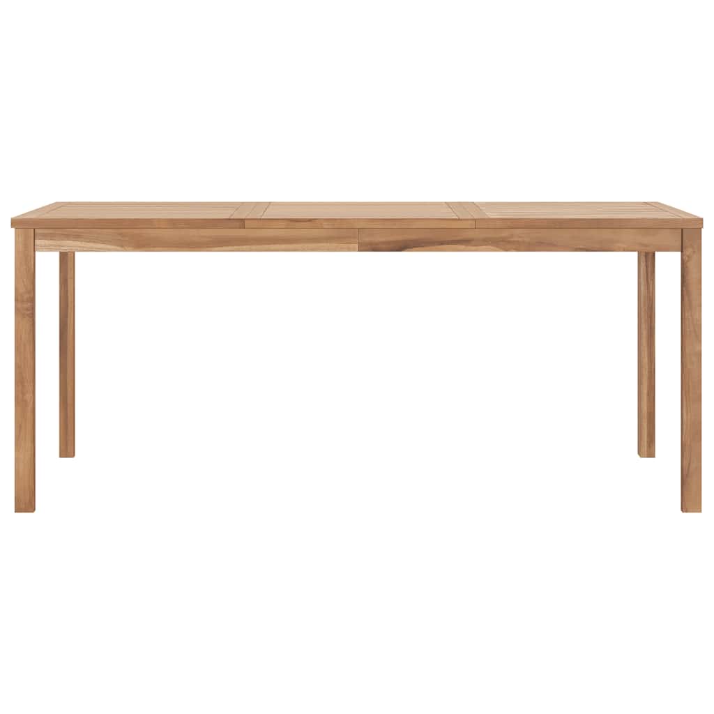 315621 vidaXL Garden Dining Table 180x90x77 cm Solid Teak Wood
