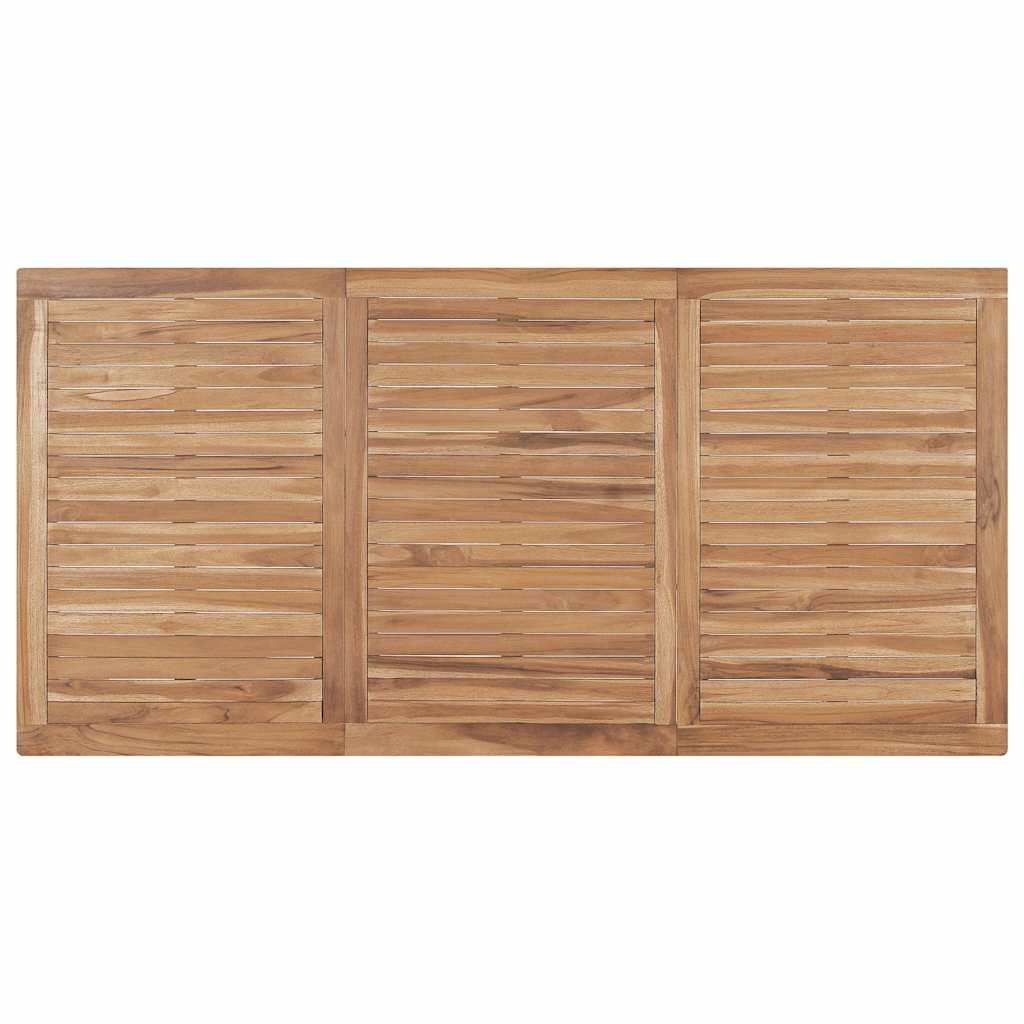 315621 vidaXL Garden Dining Table 180x90x77 cm Solid Teak Wood