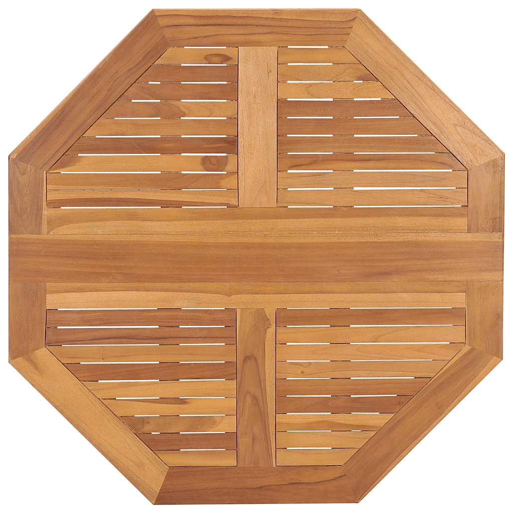 315447 vidaXL Folding Garden Dining Table 90x90x75 cm Solid Teak Wood