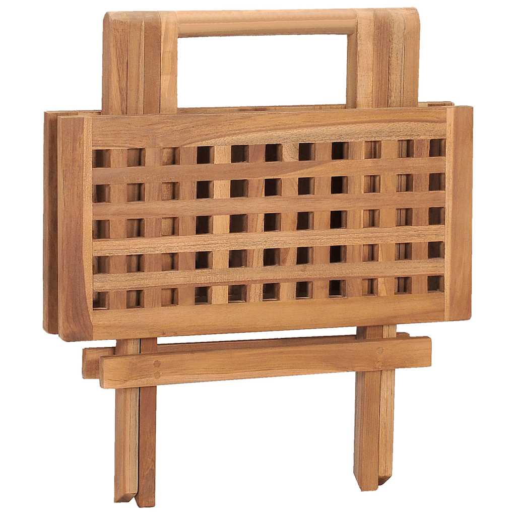 315454 vidaXL Folding Garden Table 50x50x50 cm Solid Teak Wood