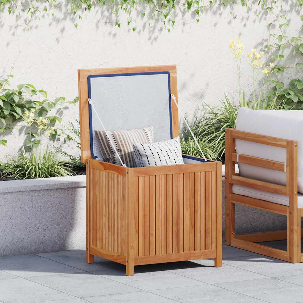 Garden Storage Box 60x50x58 cm Solid Teak Wood