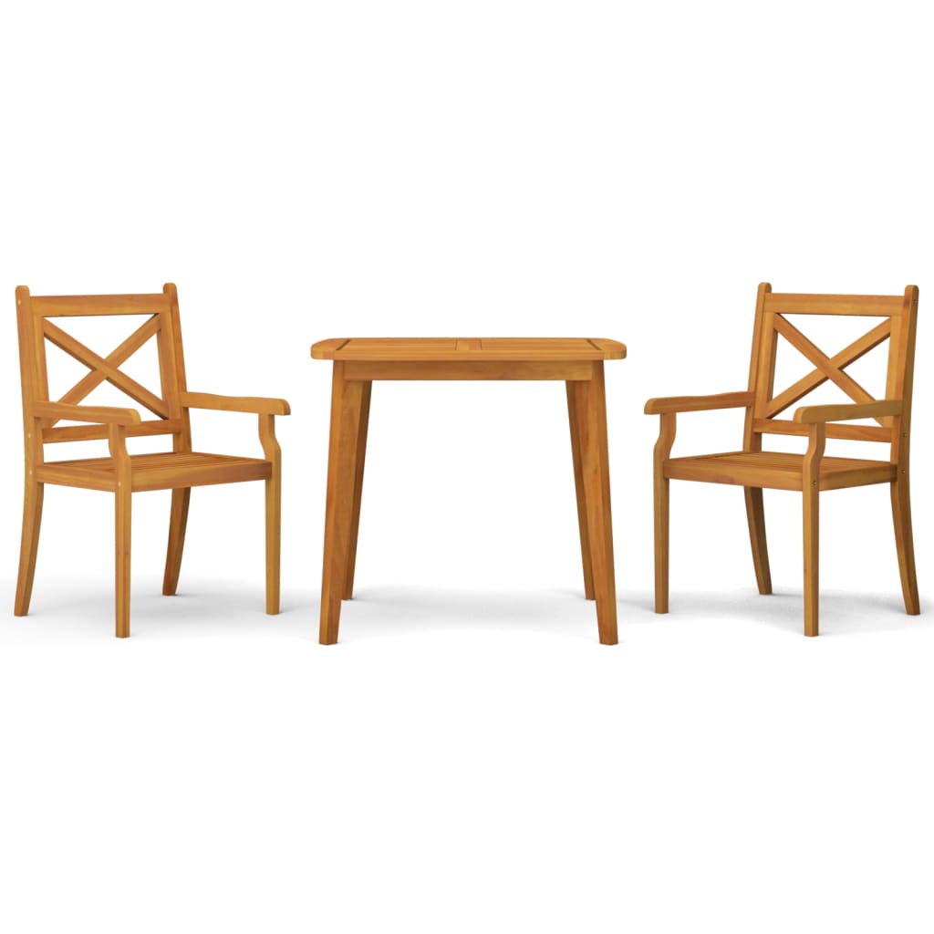 Garden Dining Set | Natural wood | Solid Acacia wood with an oil finish