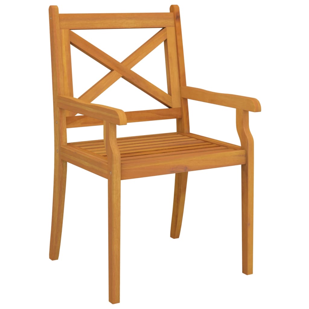 Garden Dining Set | Natural wood | Solid Acacia wood with an oil finish