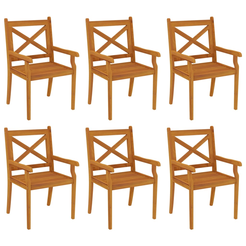 Garden Dining Set | Natural Wood | Solid acacia wood | Large | Durable