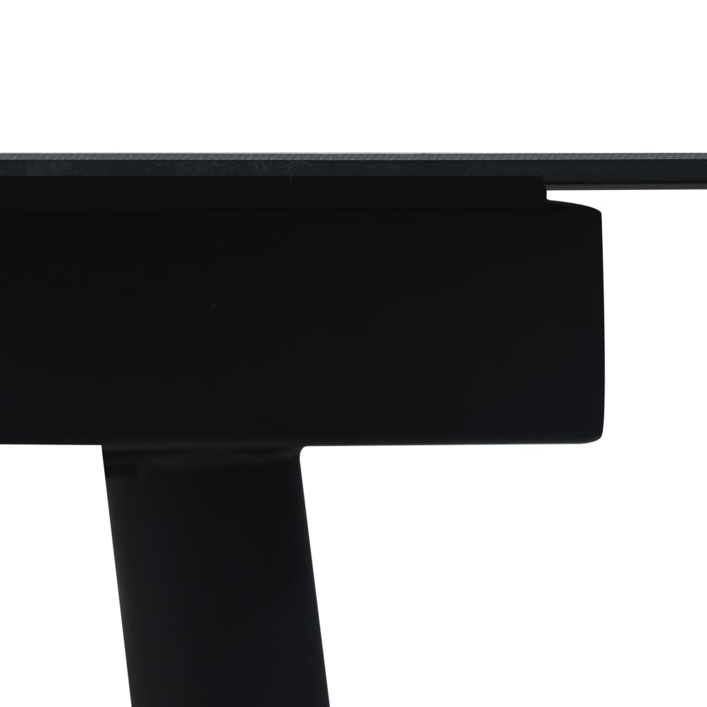 Dining Set | Black | Cotton rope, powder-coated steel, tempered glass