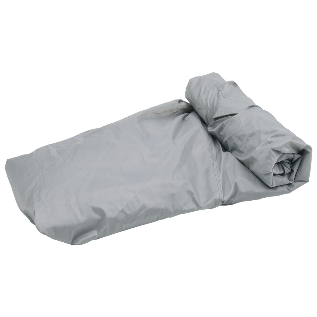 vidaXL Boat Cover Grey 830x370x40 cm