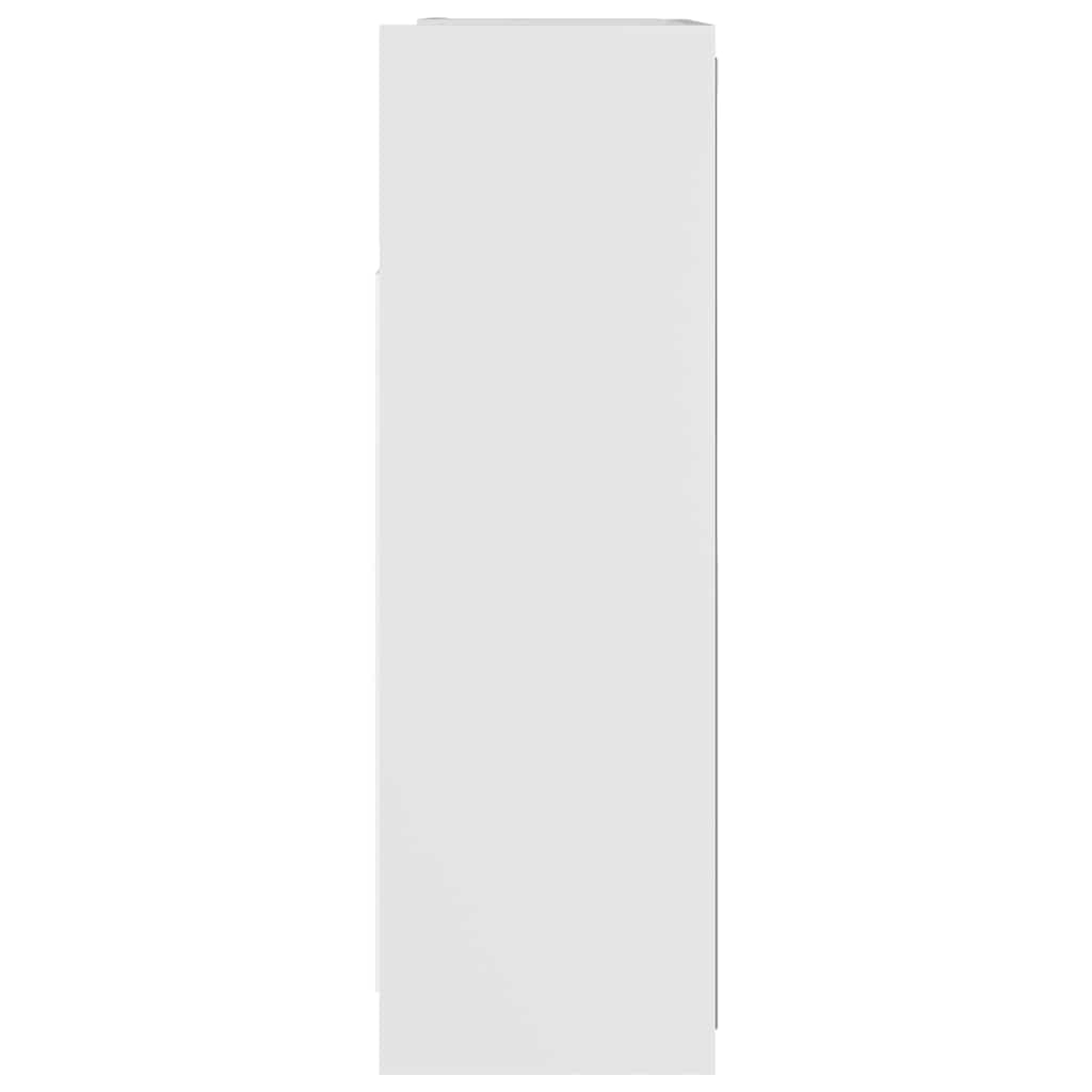 803308 vidaXL Bathroom Mirror Cabinet White 62,5x20,5x64 cm Engineered Wood