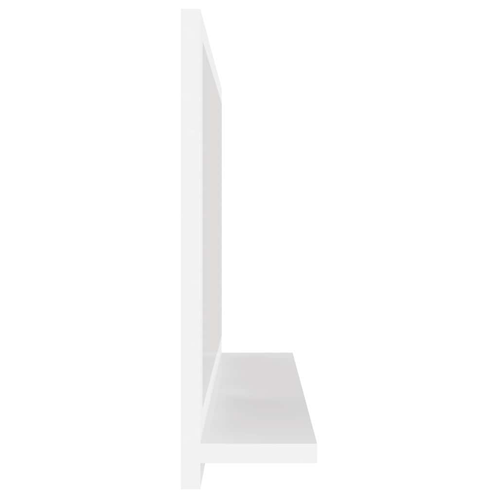 804562 vidaXL Bathroom Mirror White 60x10,5x37 cm Engineered Wood