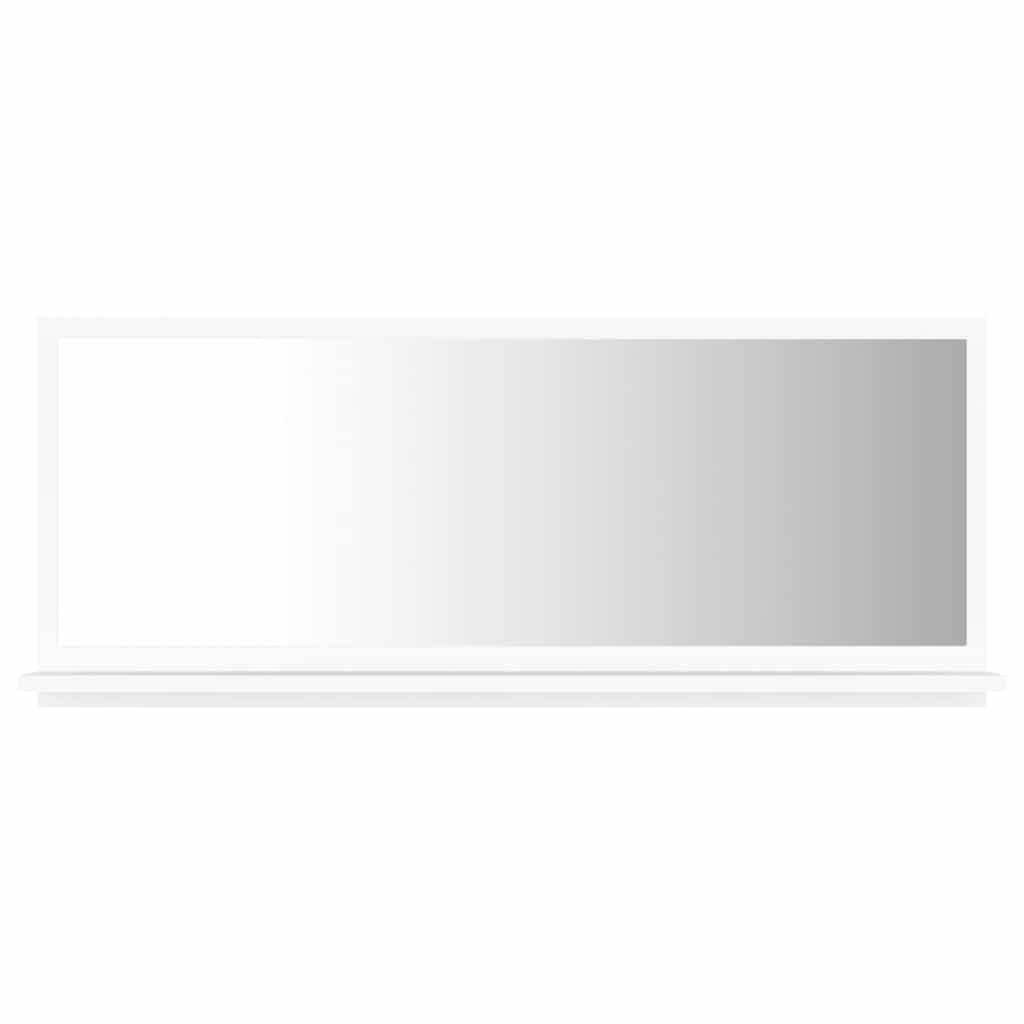 804580 vidaXL Bathroom Mirror White 90x10,5x37 cm Engineered Wood