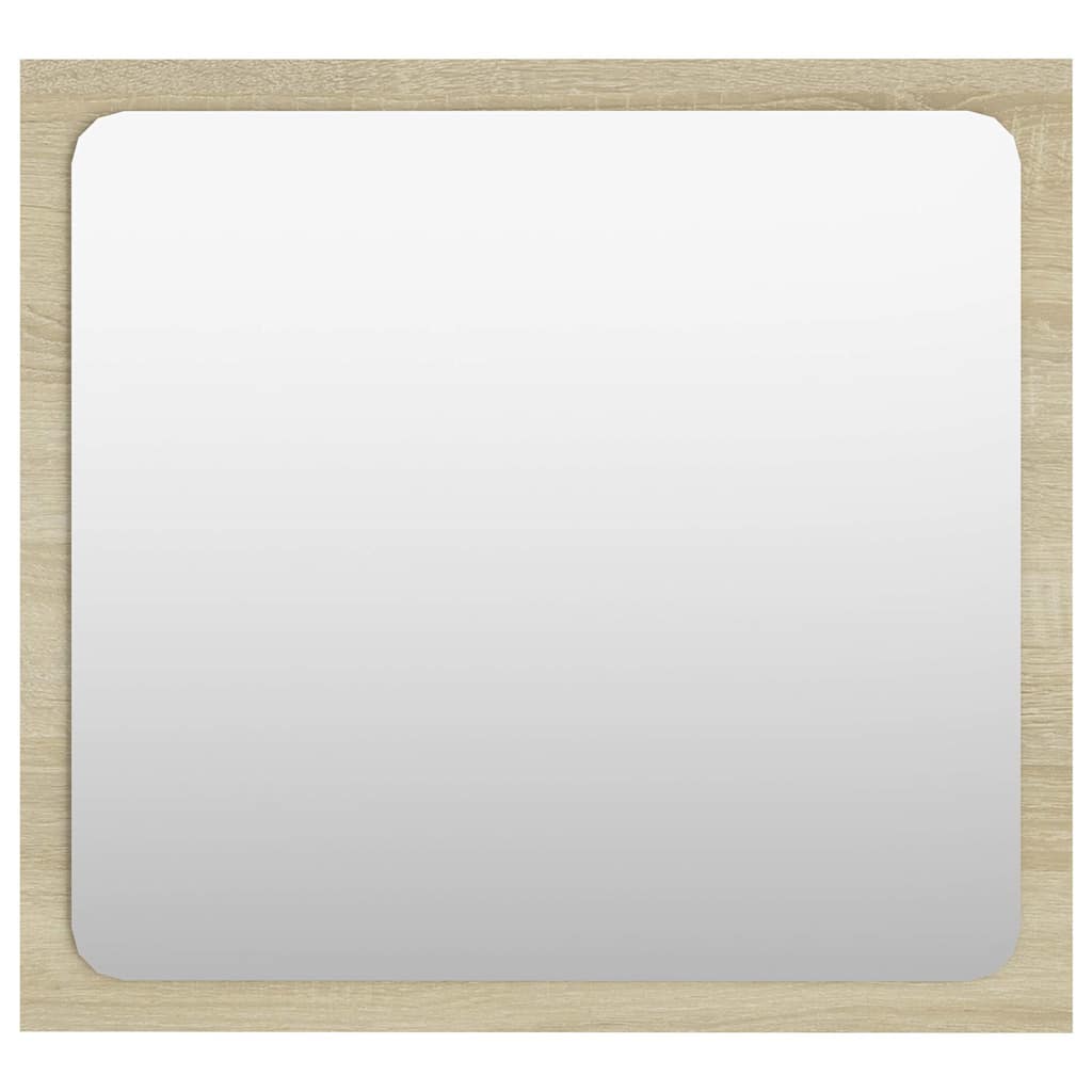 804601 vidaXL Bathroom Mirror Sonoma Oak 40x1,5x37 cm Engineered Wood