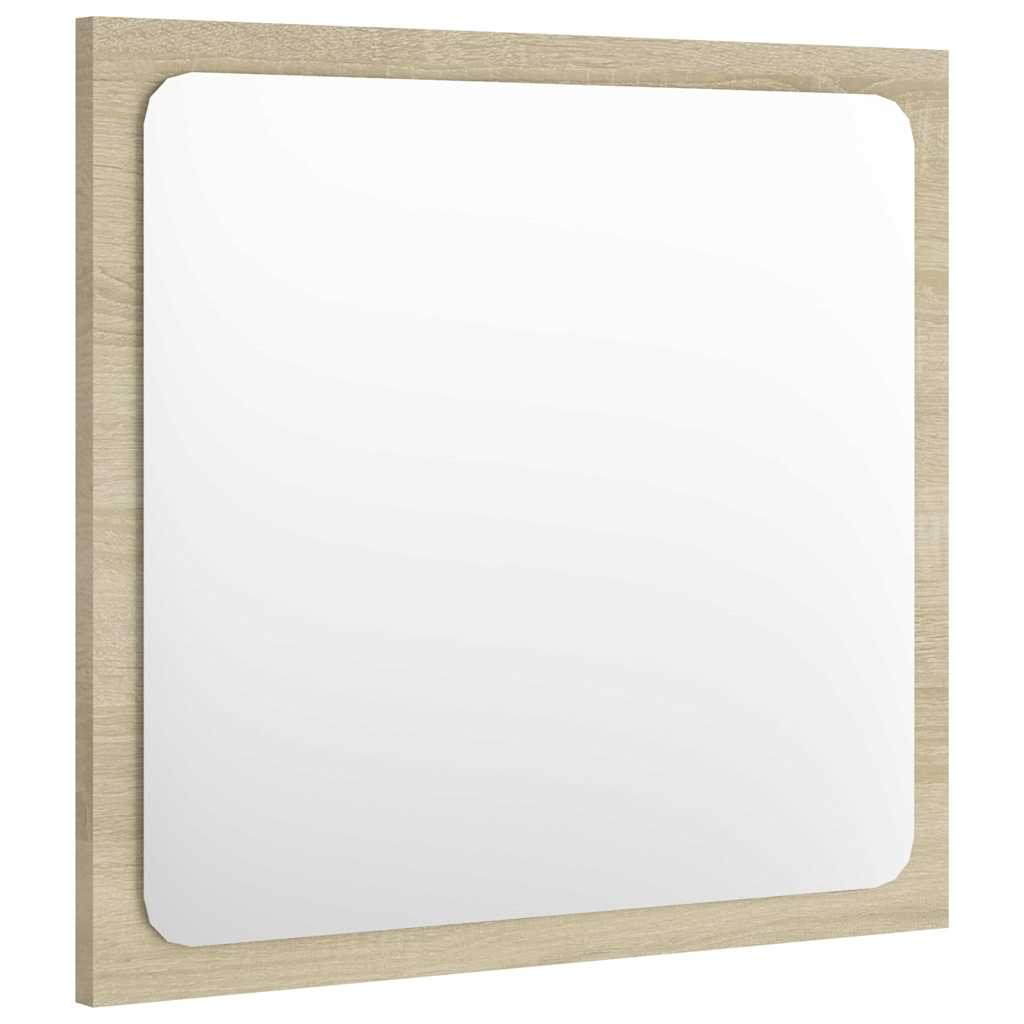 804601 vidaXL Bathroom Mirror Sonoma Oak 40x1,5x37 cm Engineered Wood