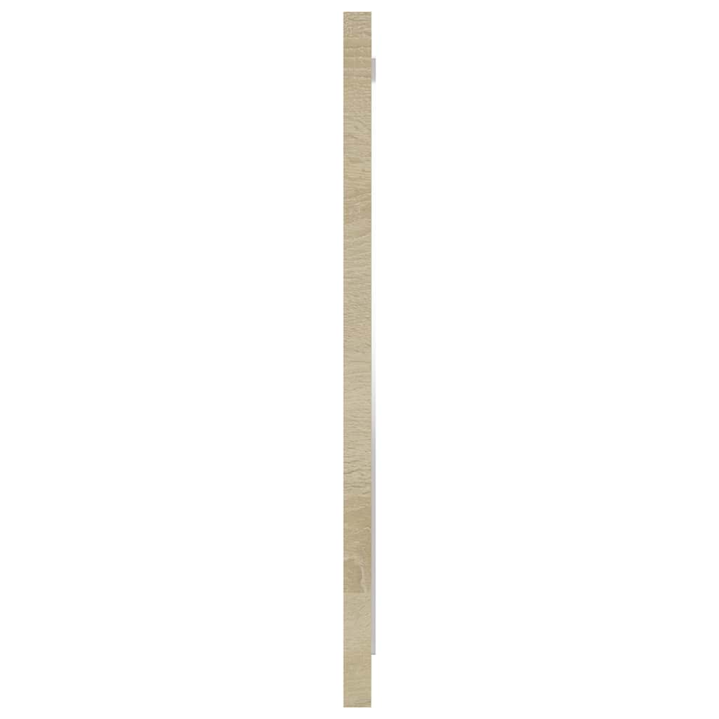 804601 vidaXL Bathroom Mirror Sonoma Oak 40x1,5x37 cm Engineered Wood