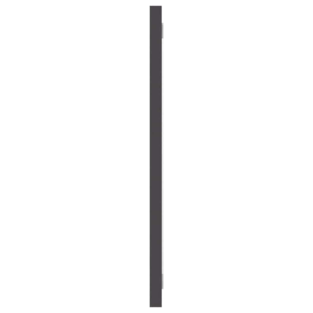 804632 vidaXL Bathroom Mirror Grey 100x1,5x37 cm Engineered Wood