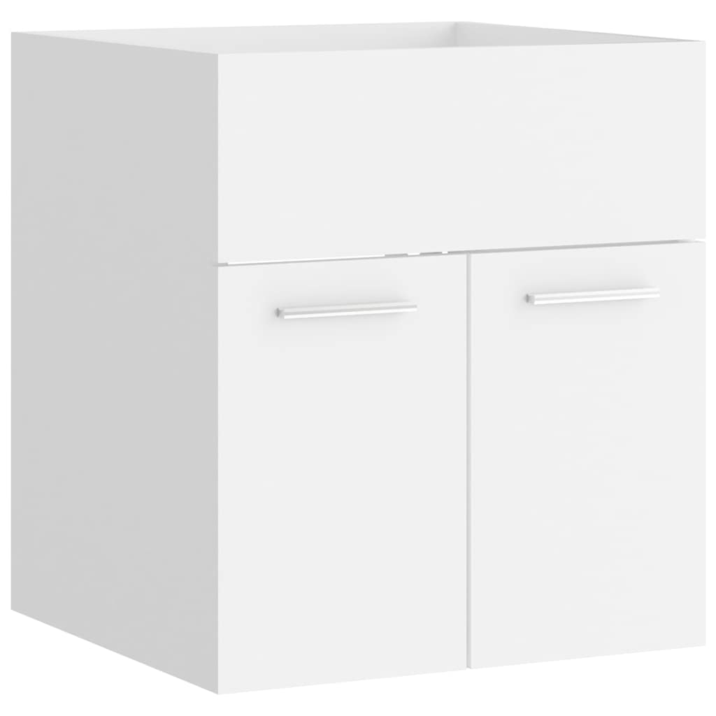804638 vidaXL Sink Cabinet White 41x38,5x46 cm Engineered Wood