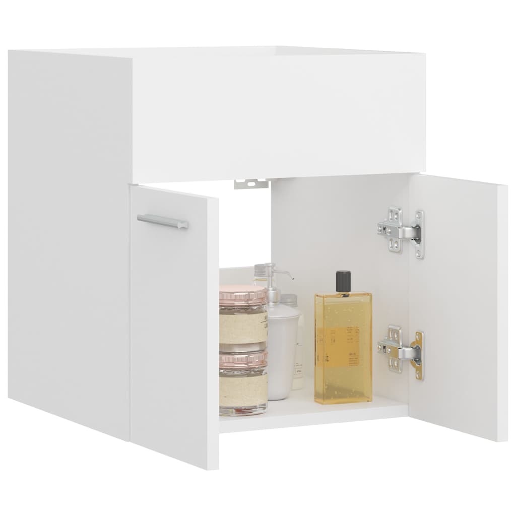 804638 vidaXL Sink Cabinet White 41x38,5x46 cm Engineered Wood