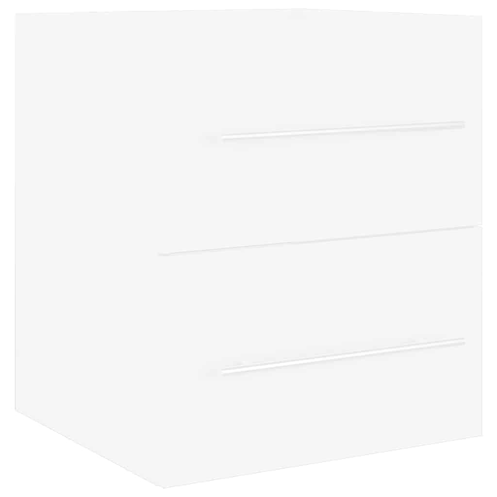 804683 vidaXL Sink Cabinet White 41x38,5x48 cm Engineered Wood