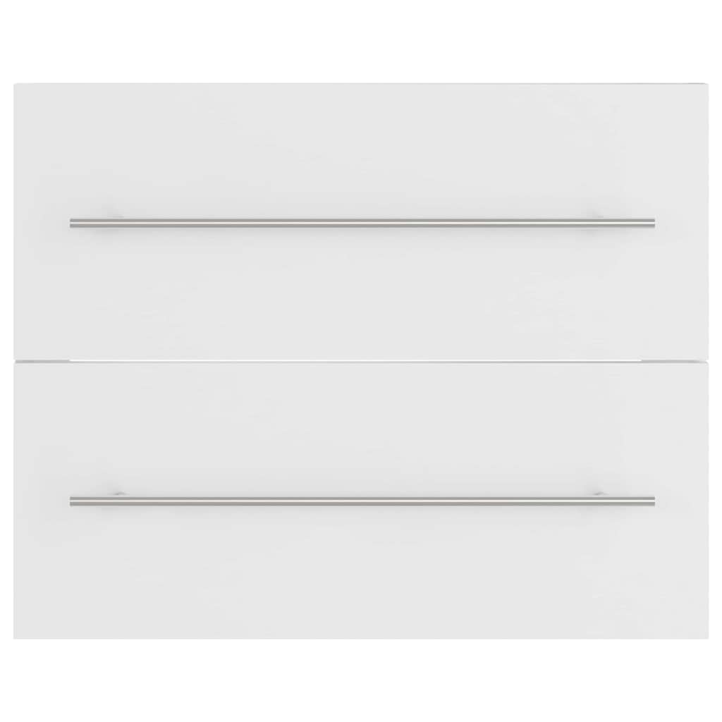 804692 vidaXL Sink Cabinet White 60x38,5x48 cm Engineered Wood