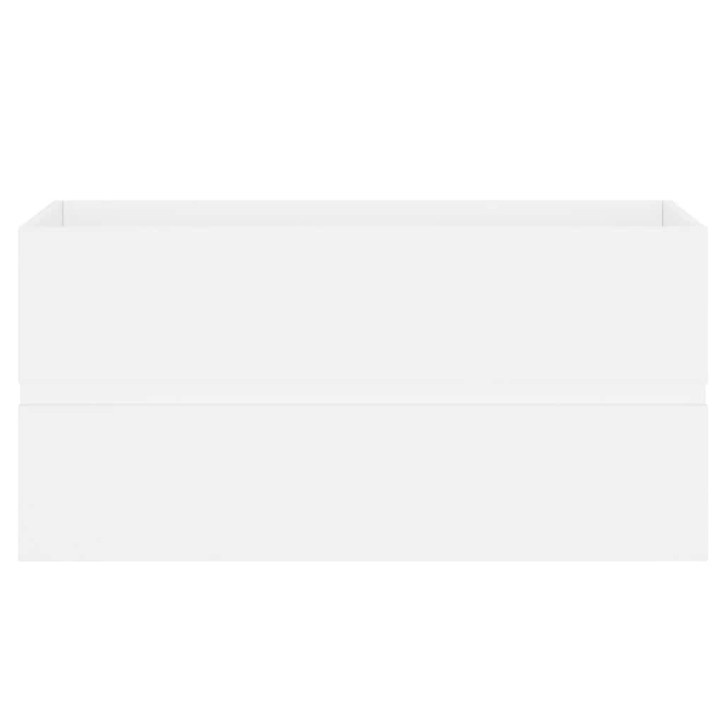 804755 vidaXL Sink Cabinet White 90x38,5x45 cm Engineered Wood
