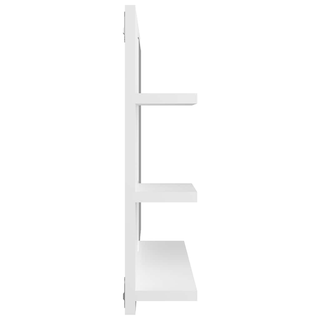 805006 vidaXL Bathroom Mirror White 60x10,5x45 cm Engineered Wood