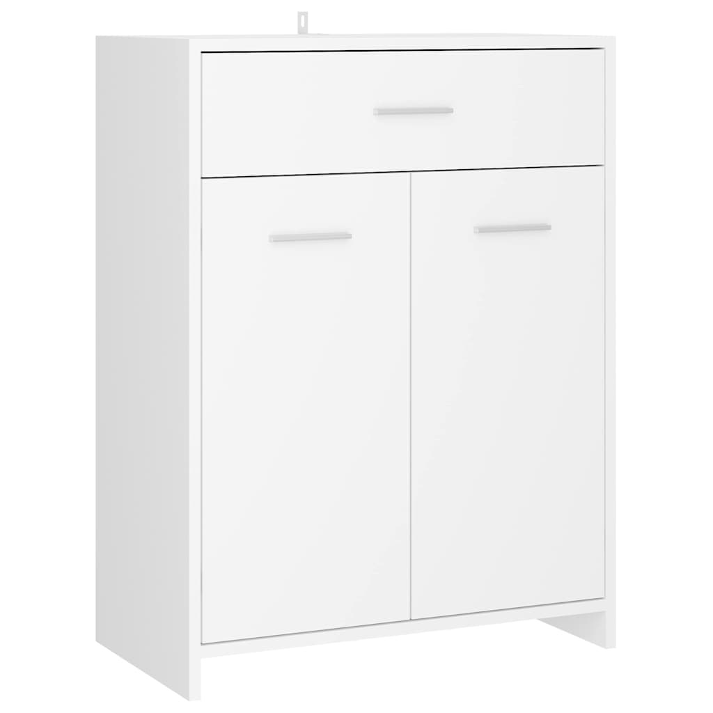 805024 vidaXL Bathroom Cabinet White 60x33x80 cm Engineered Wood