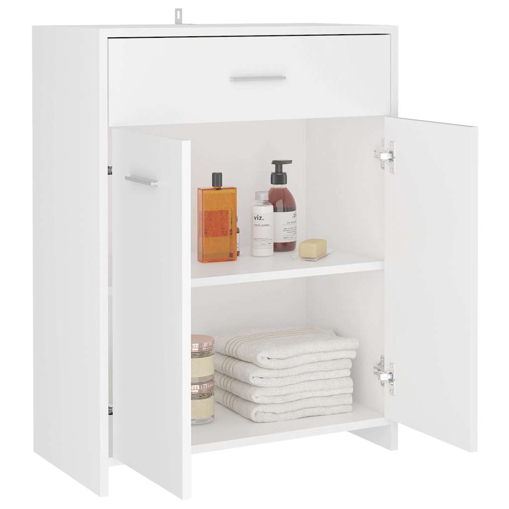 805024 vidaXL Bathroom Cabinet White 60x33x80 cm Engineered Wood