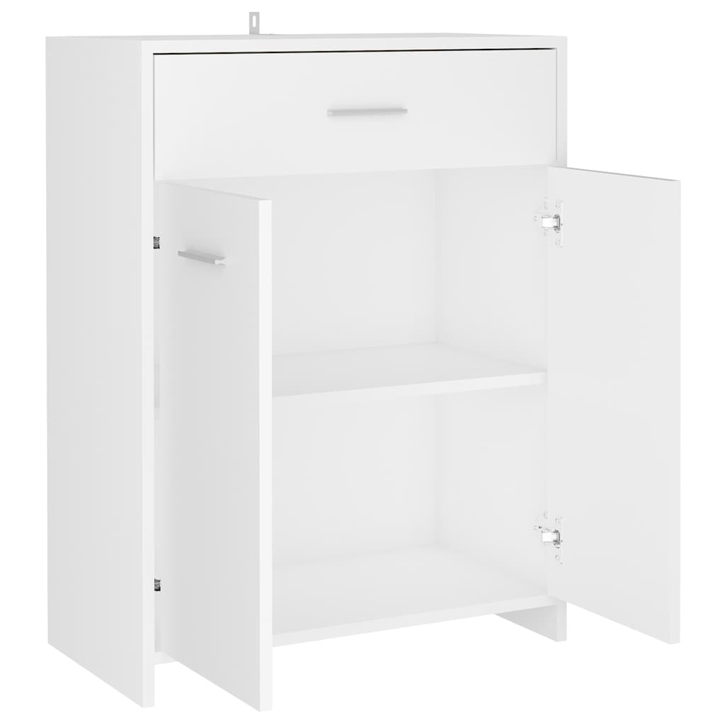 805024 vidaXL Bathroom Cabinet White 60x33x80 cm Engineered Wood