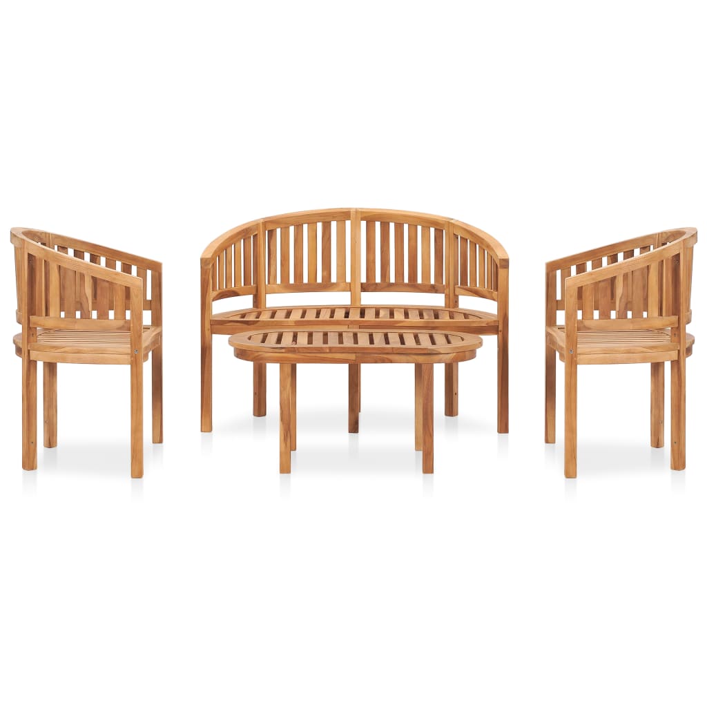 Garden Lounge Set | Teak | Fine sanded teak hardwood | Standard | Durable