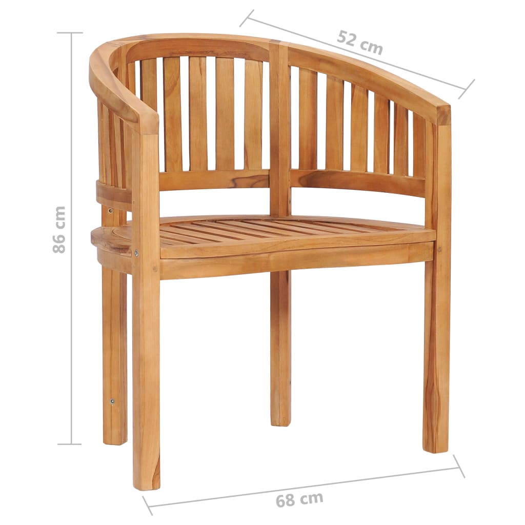 Garden Lounge Set | Natural Teak | Smooth-sanded teak hardwood | Medium