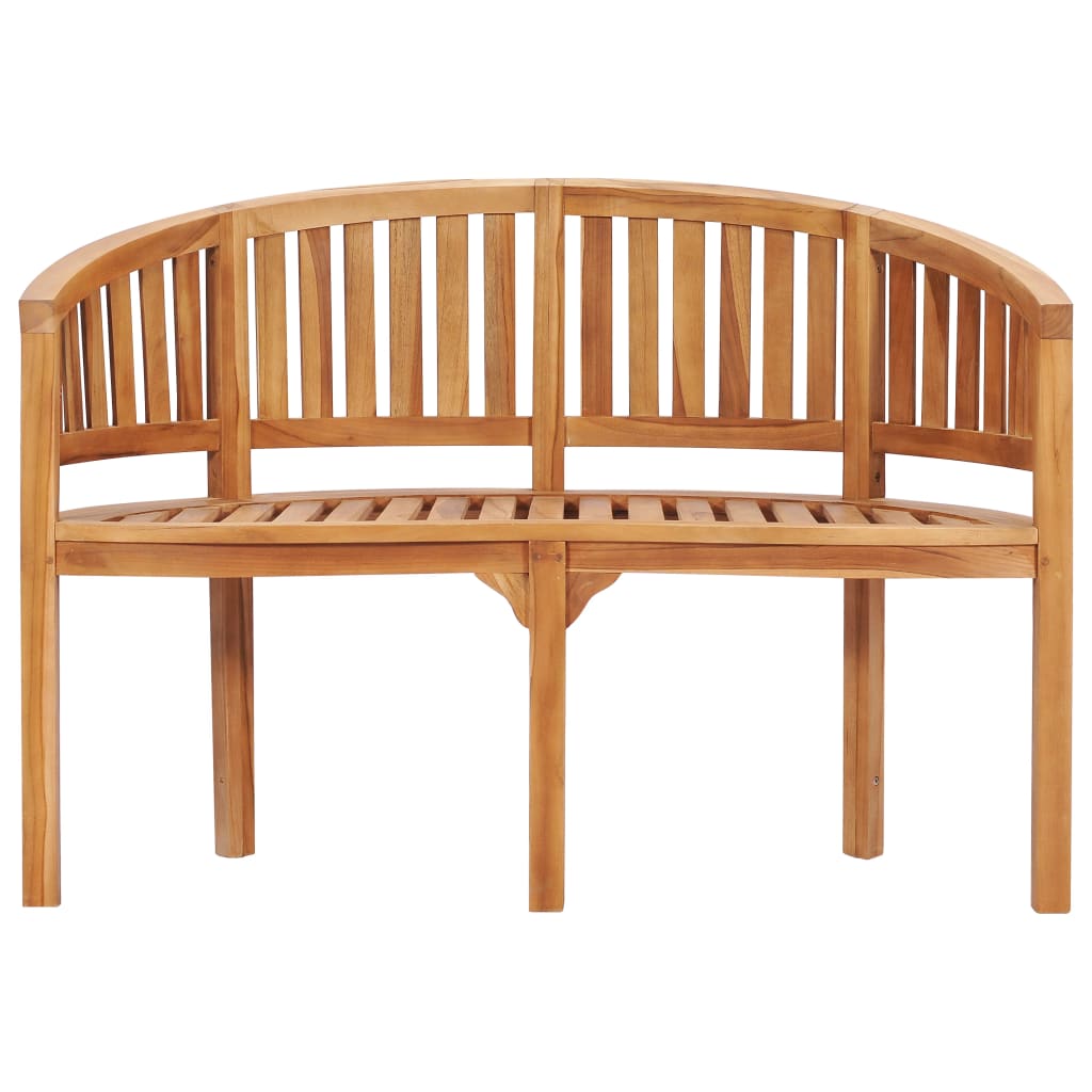 vidaXL 5 Piece Banana Garden Lounge Set Solid Teak Wood