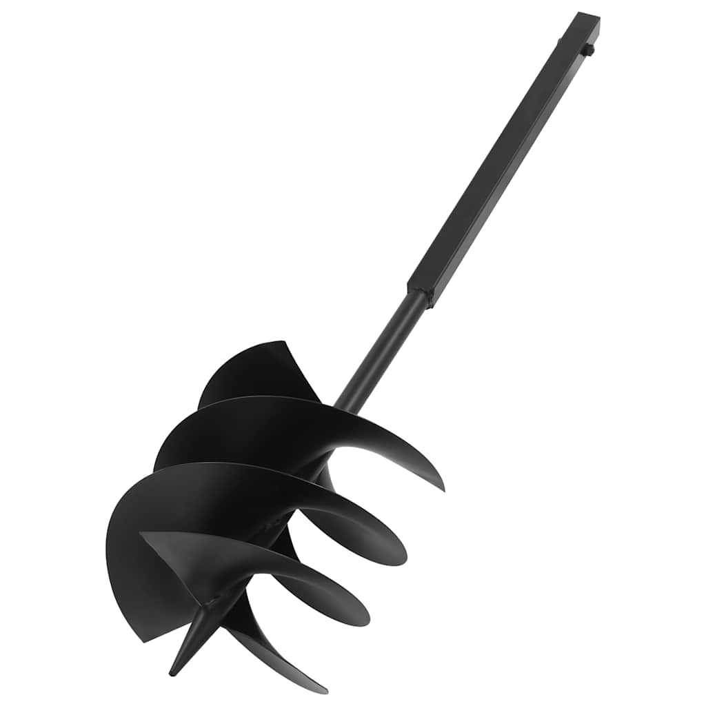 Ground Drill with Handle 250 mm with Extension Tube 12 m Steel