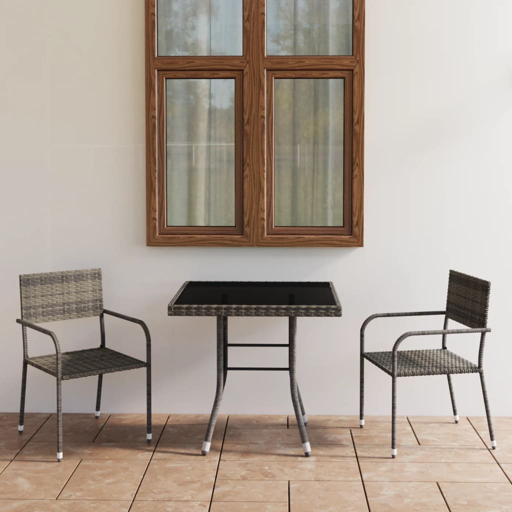Garden Dining Set | Anthracite and Grey