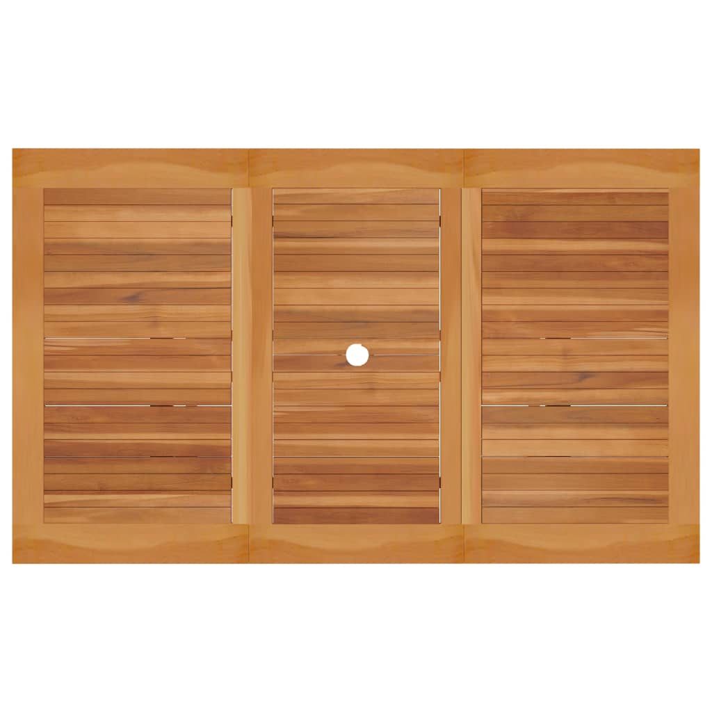 Garden Dining Set | Warm Brown | Finely sanded teak hardwood