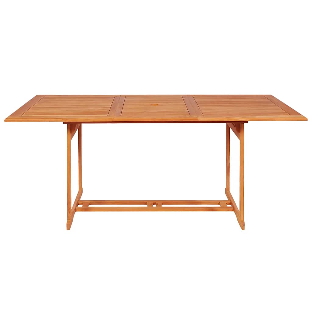 7 Piece Garden Dining Set Solid Teak Wood